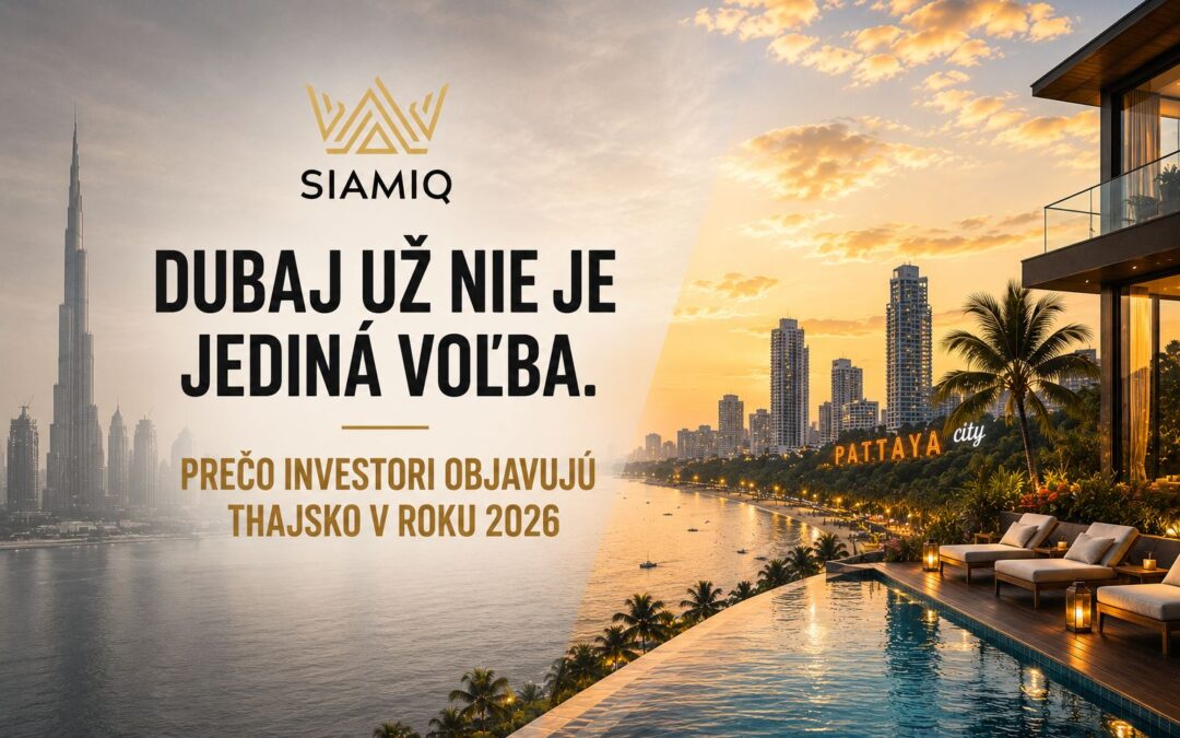 Nie každý luxusný investor dnes mieri do Dubaja. Thajsko získava pozornosť novej bonitnej klientely