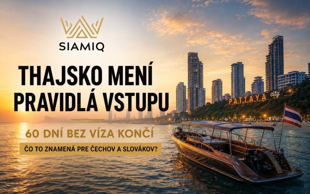 Thajsko zavádza nové pravidlá vstupu. Pre turistov sa veľa nemení, pre investorov ide o pozitívny signál